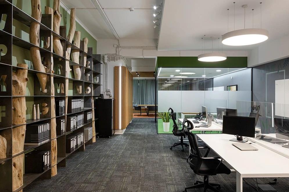 【分享】办公室设计，缤纷色彩打造的活力办公空间