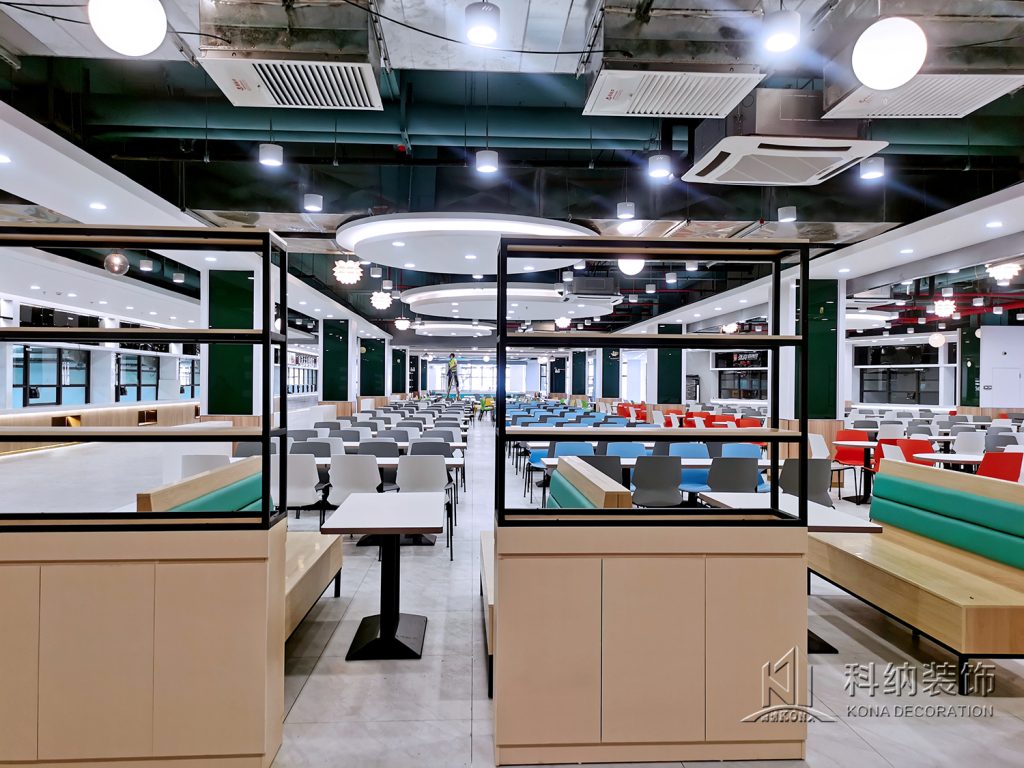 东莞大学食堂装修实景图